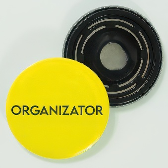 Elementy do składania przypinek z bezpiecznym zapięciem