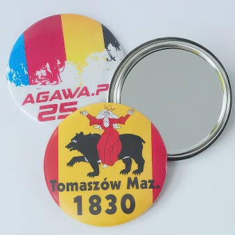 Elementy do składania znaczków z lusterkiem