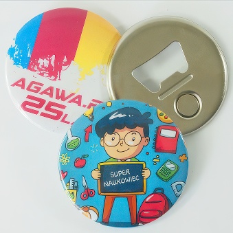 Elementy do składania znaczków z otwieraczem magnetycznym